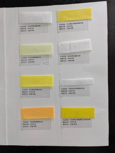 Absorb pad for wound plaster ,raw material for band aid 