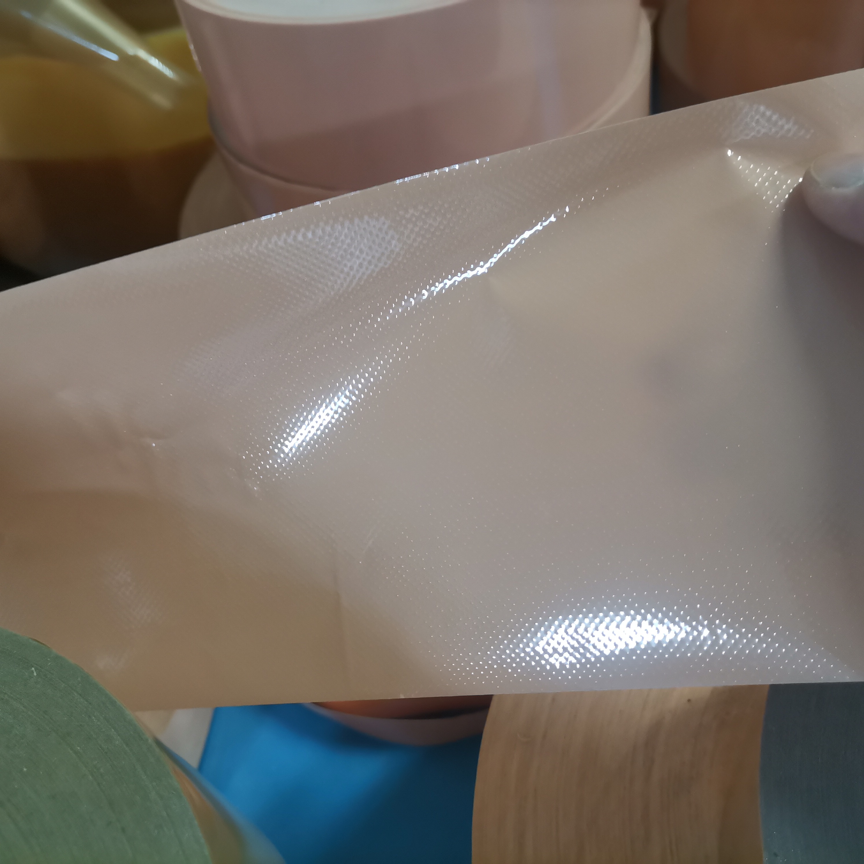 Wound Plaster PE Jumbo Rolls , Band Aid Raw Material Chinese Manufacturer