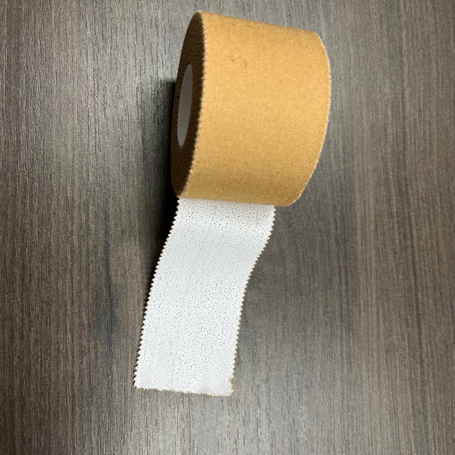 High Adhesive Full Cotton High Quality White Rigid Strapping Sports Athletic Cloth Tape Soccer Football Tape