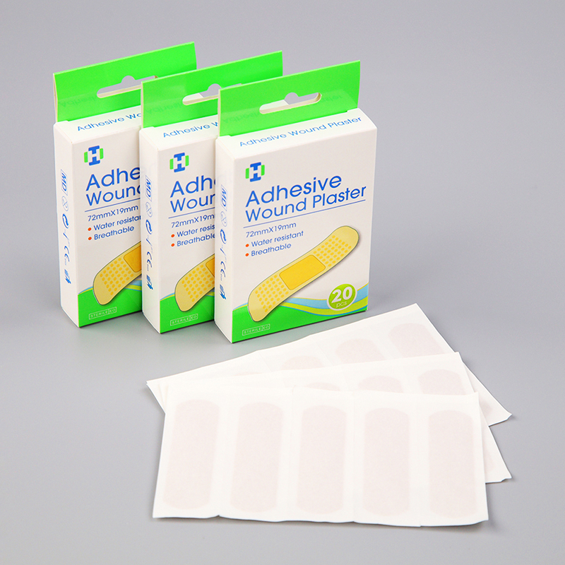 37 Adhesive wound plaster